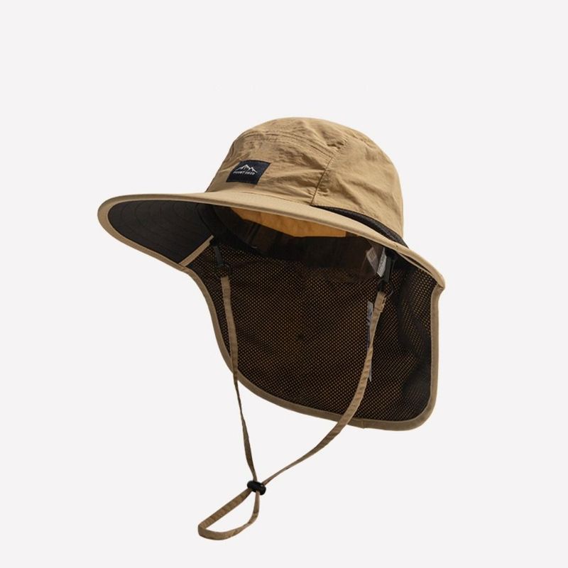 Modische, schnelltrocknende, sonnengeschützte Schirmmütze im japanischen Stil für Herren und Damen, lässiger Sonnenschutz, Fischerhut für Outdoor, Camping, Alpin_voghion.com