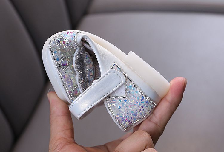 Neu Damen Baby Mädchen Mädchen Prinzessin Diamant Einzelnen Schuhe Leder Schuhe Dance Performance_voghion.com