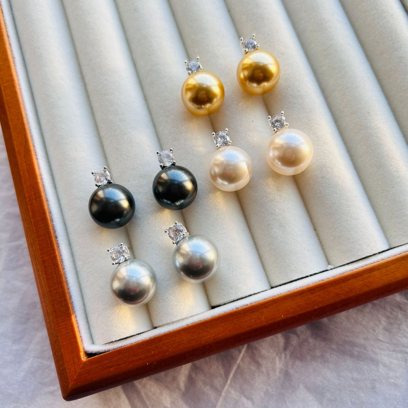 Orecchini in argento sterling S925 con perle della principessa Diana per le donne Shijia Zhengyuan Highlight Earrings Niche Design Orecchini con perle autunnali e invernali_voghion.com