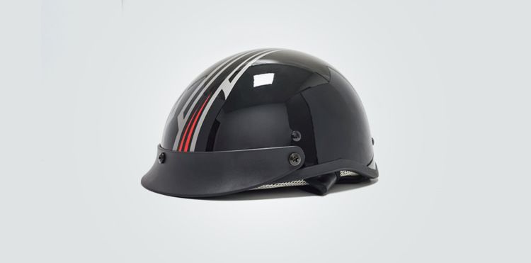 VIRTUE Men's Half Women's Electric Car Crown Prince Xia Piao Safety Helmet_voghion.com
