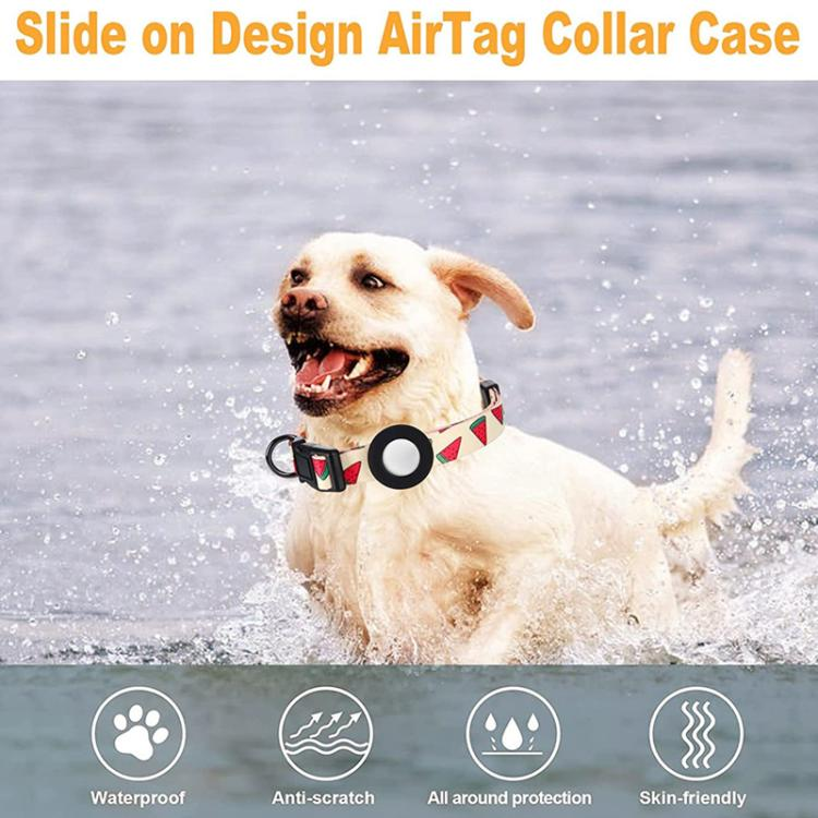 For AirTag Tracker Pet Collar Cats Dog Neck Collar_voghion.com
