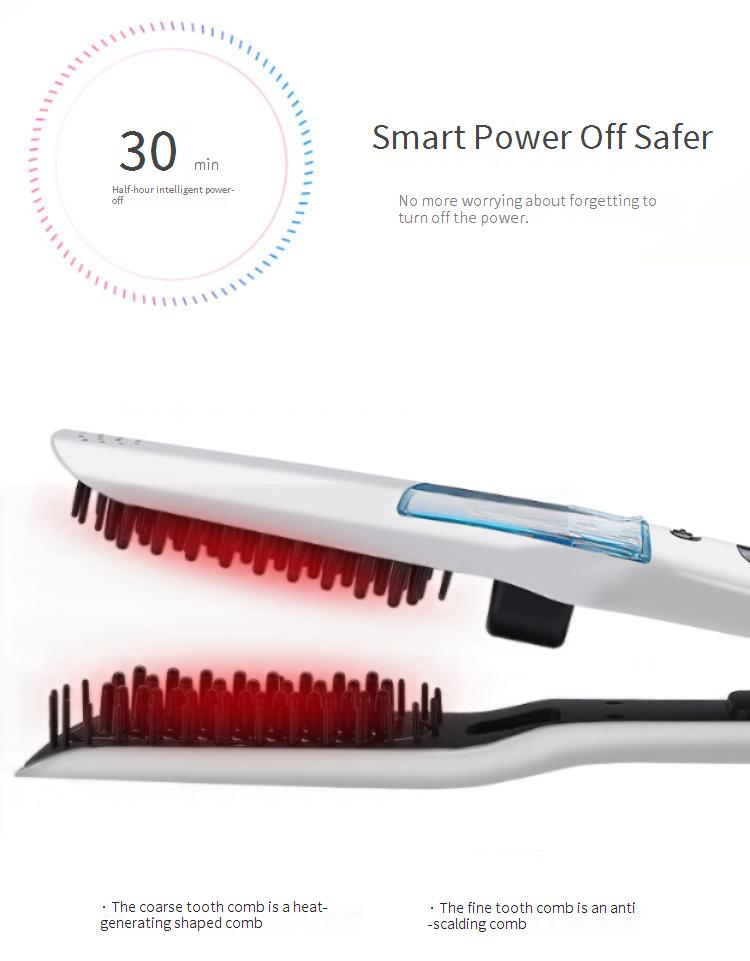 Hair Curler Steam Hair Straightener Spray Hair Straightener Negative Ion Electric Ceramic Hair Straightener_voghion.com