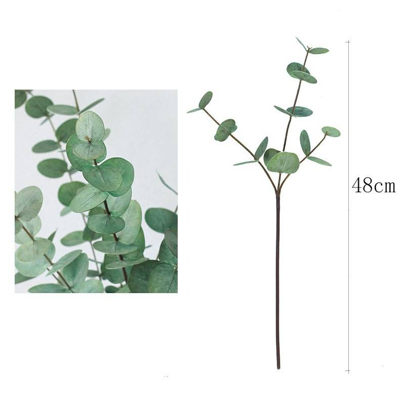 3D Realistic Eucalyptus Leaves Artificial Greenery For Home Decor, DIY Floral Arrangements, Wedding & Event Styling DIY Flower Arrangement_voghion.com