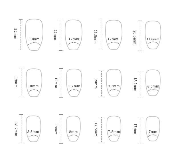 Bellezza e Salute Stile Diamante Indossabile Finito Unghie Finte Nail Art Pure Girl Bianco Ghiaccio Trasparente_voghion.com
