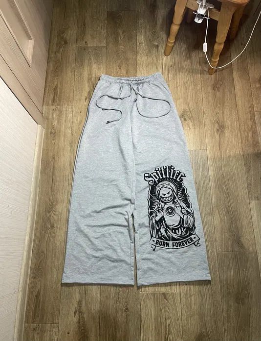 Pantalon de jogging streetwear pour homme avec imprimé - Pantalon de survêtement ample style hip-hop pour tenue décontractée et de sport (gris clair, gris foncé, S-5XL)_voghion.com