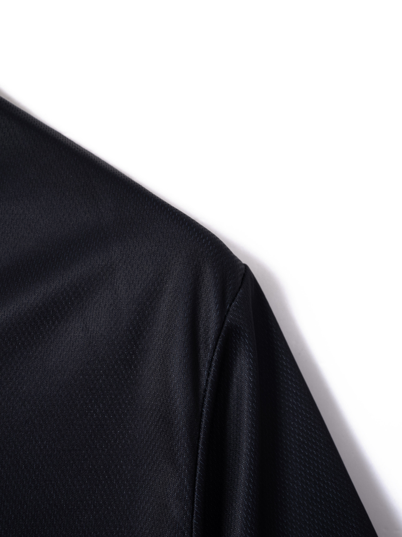 Polo sportiva da uomo con bottoni a righe color block francese, estate 2024_voghion.com