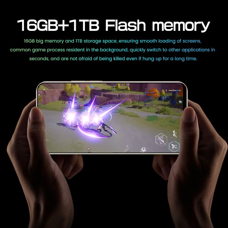 Mobile I16 Promax 16+1T, smartphone originale con schermo grande ad alta definizione_voghion.com
