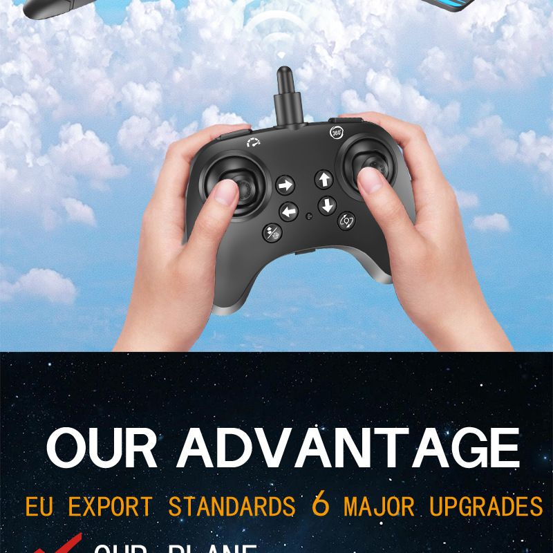 Espuma controle remoto aeronave drone planador queda resistente quadricóptero brinquedos infantis_voghion.com