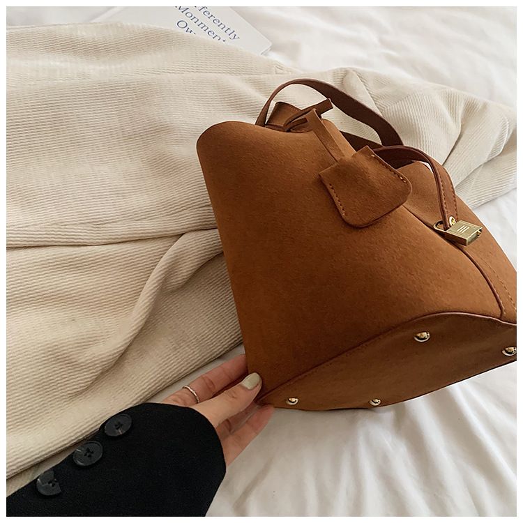 Leichter Luxus-Eimer mit mattiertem Nischendesign, neue trendige Mutter-Kind-Tasche, stilvolle Handtasche_voghion.com