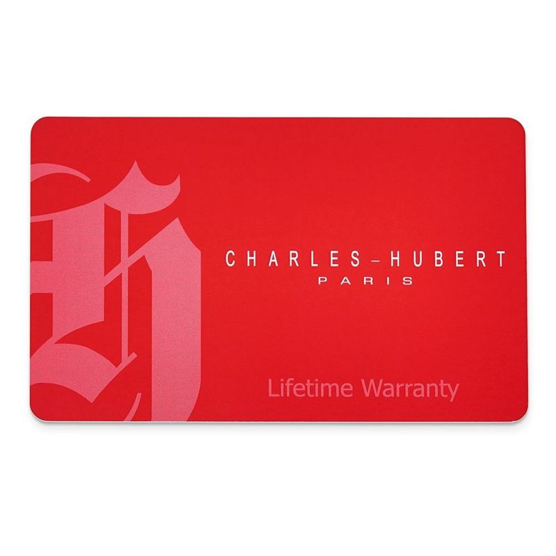 Charles Hubert Chrome-finish Stripe Design Pocket Watch_voghion.com