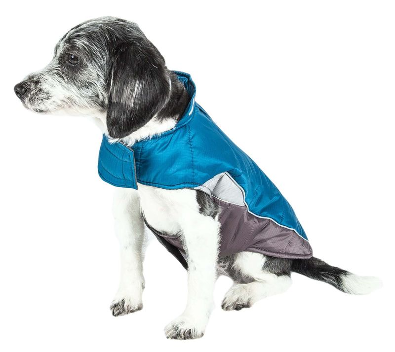 Helios Hurricane-Waded Plush 3M Reflective Dog Coat w/ Blackshark technology_voghion.com