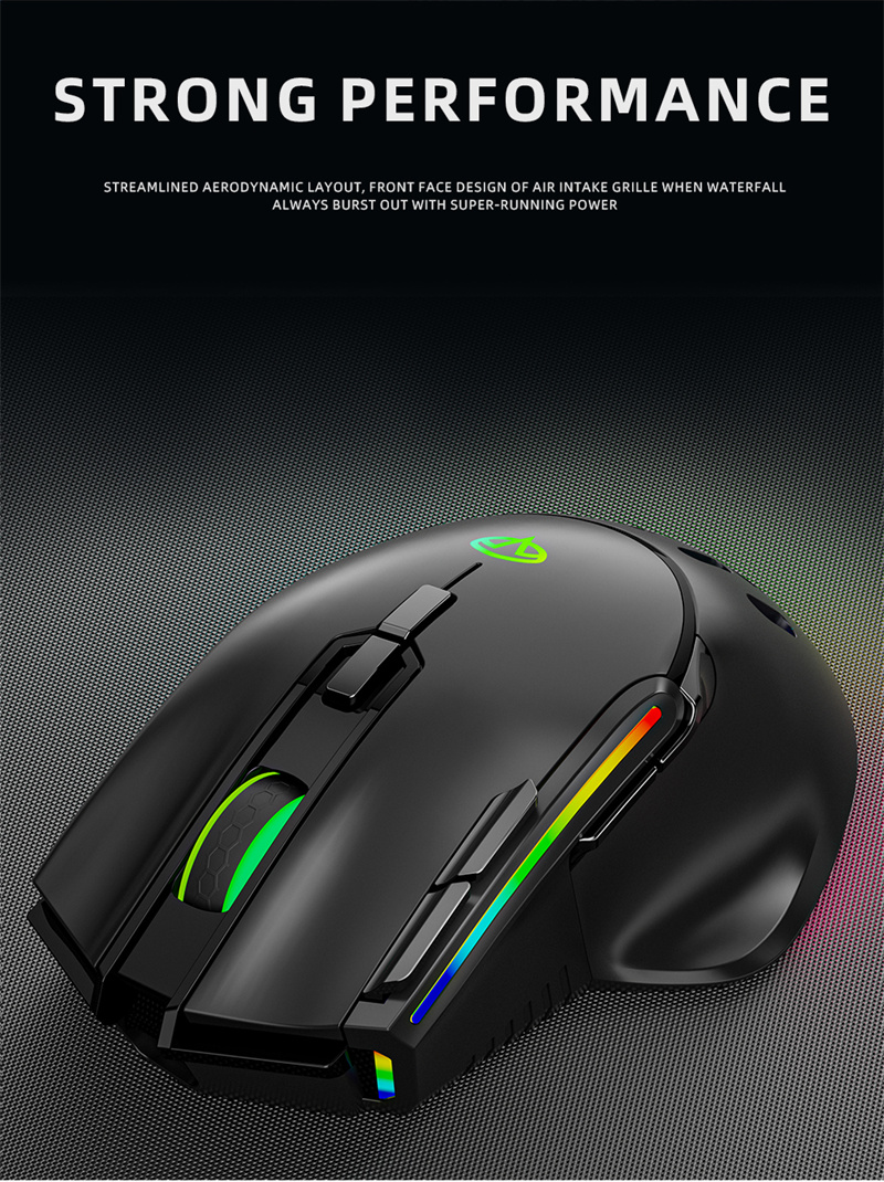 Prodotto D Nuovo mouse da gioco wireless G Pulsante luce RGB Interfaccia USB Adatto per laptop Desktop Compu ame RB esktop_voghion.com