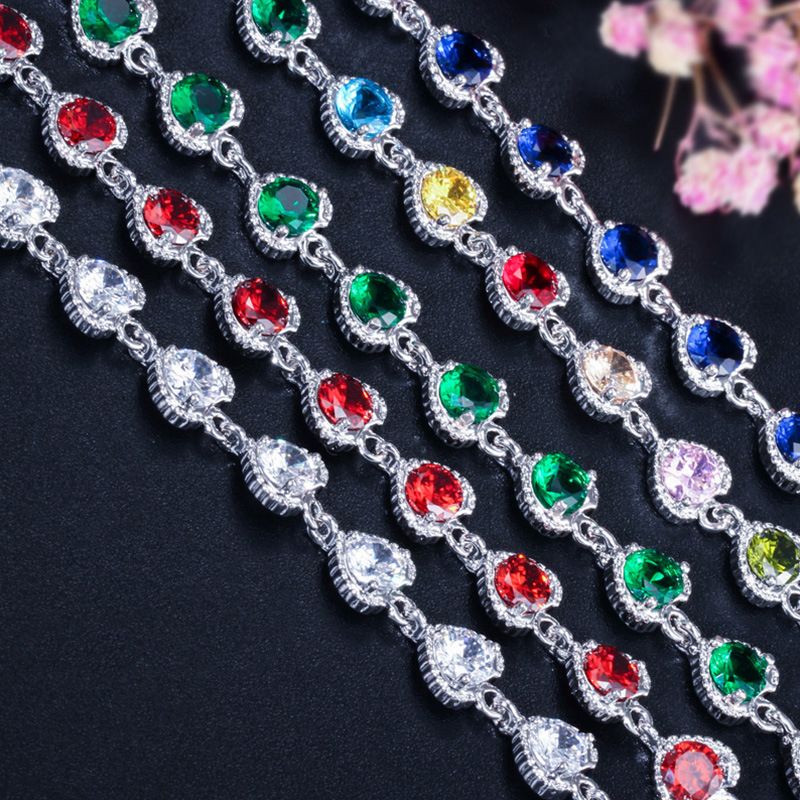 New Fashion Inlaid Zircon Bracelet Women's Simple Classic Versatile Bracelet | Love Bracelet Available In 5 Colors_voghion.com