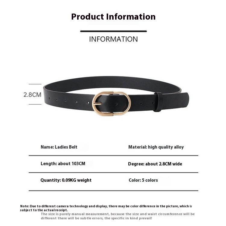 Neuer minimalistischer und vielseitiger modischer Damengürtel mit Nadelschnalle, lässiger koreanischer Gürtel, dekorativer Jeansgürtel für Damen_voghion.com