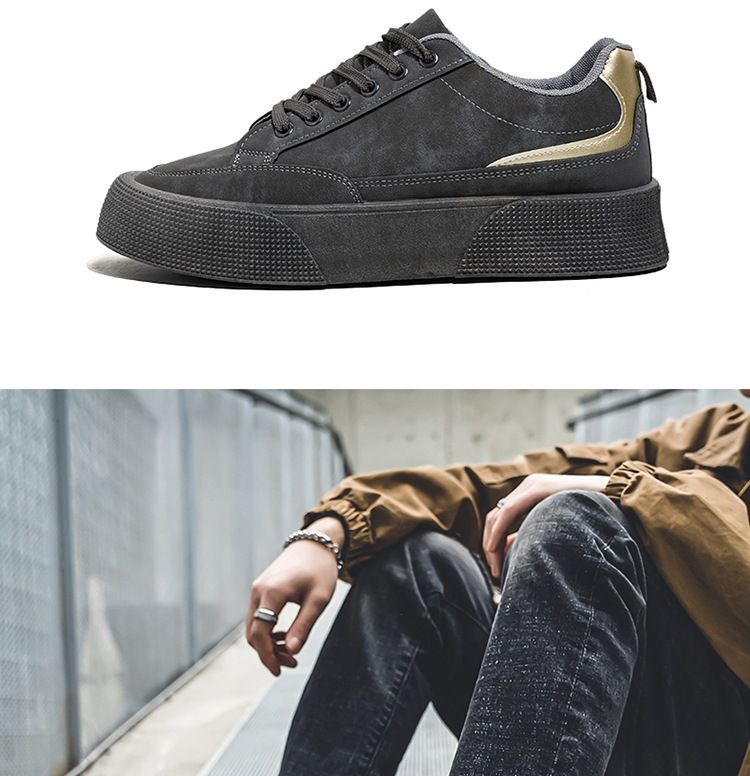 Work Men's Sneakers Sports Casual Winter Trendy Shoes Comfortable Hundred Everyday Not Tired Feet_voghion.com