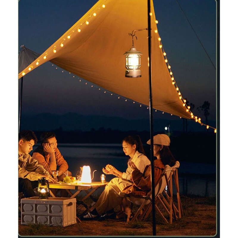 Solar Outdoor LED Notfall Tragbare Camping Zelt Lichter, Multifunktionale Wiederaufladbare_voghion.com