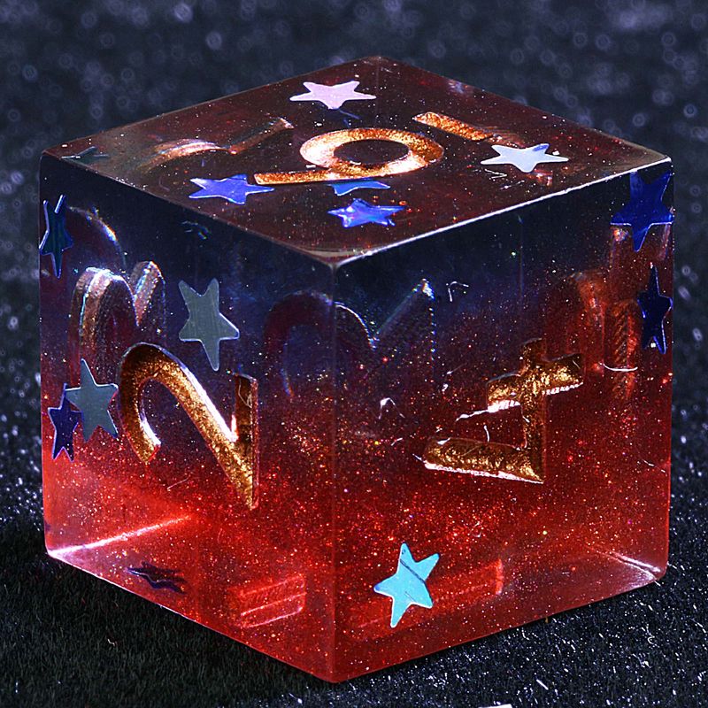 9 Polyhedral Set Of D And D Dice Bipolar Nebula For Dungeons Dragons RPG_voghion.com