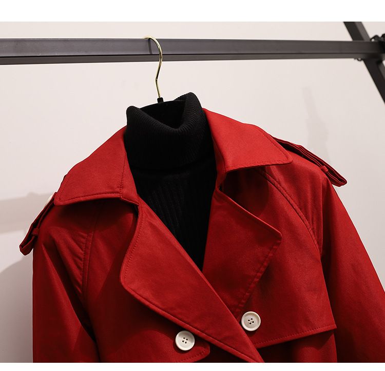 Trench da donna con cintura - Cappotto lungo oversize dalla vestibilità slim, elegante e giovanile, taglie forti, da ufficio e casual_voghion.com