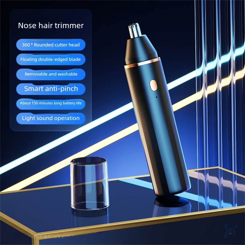 Electric Trimmer Men, Rechargeable Cleaning Tool, Removal Scissors For Women, Nose Hair Shaving Tool_voghion.com