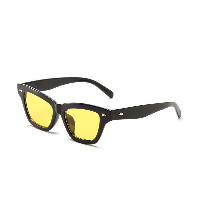 Hot selling items Glasses 95168 Square Tortoise Shell Rivet Small Frame Funny Sunglasses for Men and Women_voghion.com