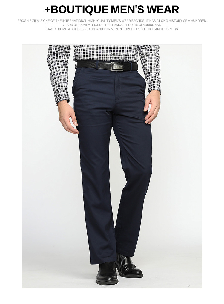 Herren-Freizeithose, ausgereift und stabil, Netzfarbe, Business-Pendler-Herrenhose, lang_voghion.com