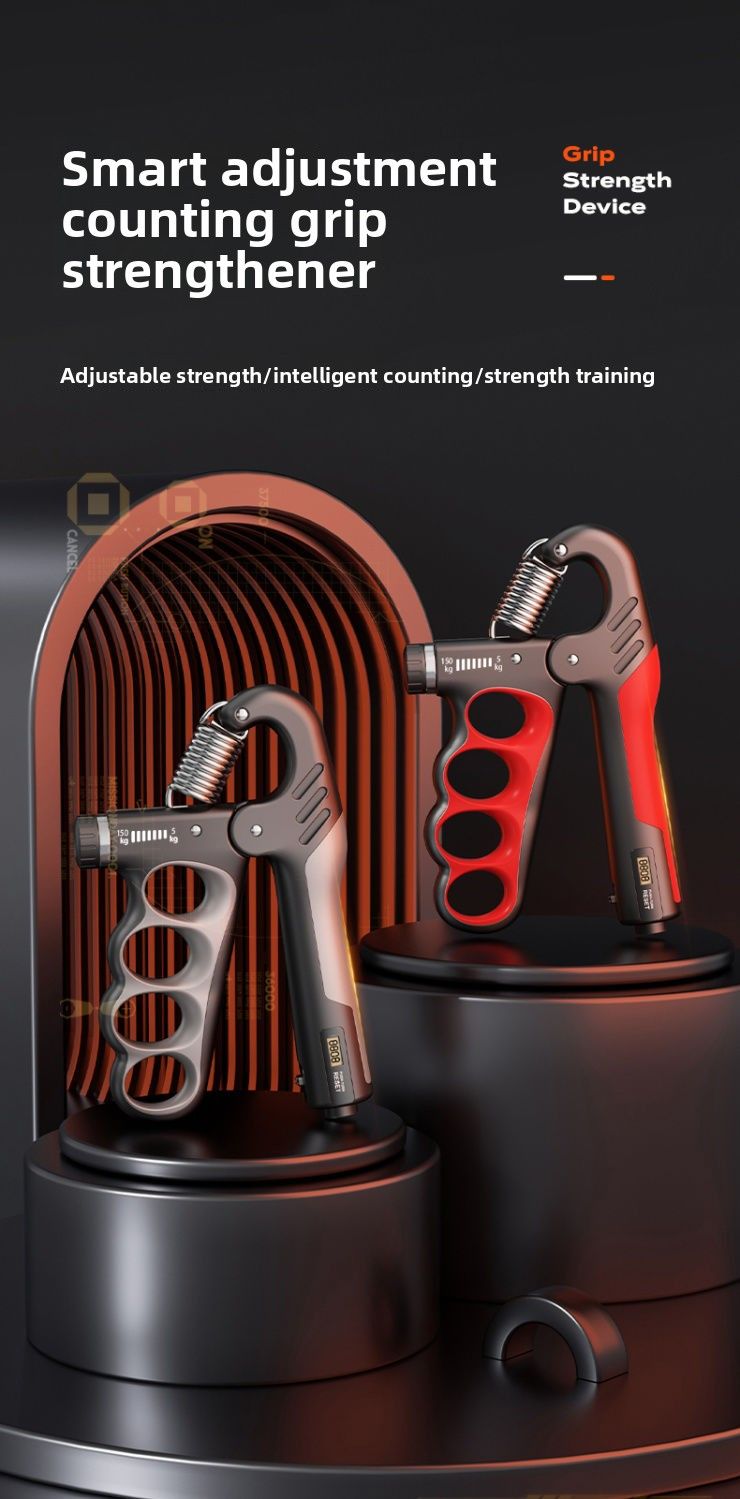 Kavrama Güçlendirici 5-150kg Ayarlanabilir Elektronik Sayaç Profesyonel El Güçlendirme Antrenman Ekipmanı_voghion.com