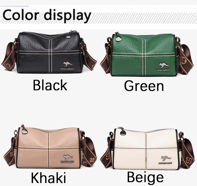 Designer Solide Echtleder Kleine Handtasche Weibliche Messenger Tote Sac Hochwertige Kuh Leder Schulter Umhängetasche_voghion.com