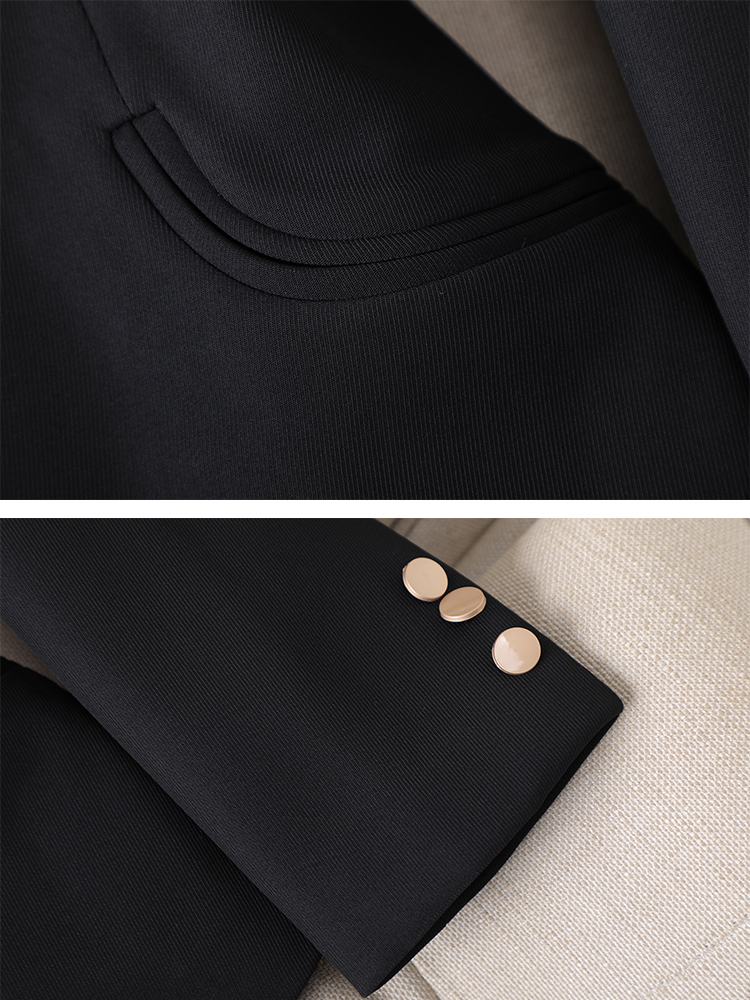 Yitimuceng långärmade blazers för kvinnor 2023 Nytt mode hösten solid slimmad formell jacka för chic vintage enkelknapp_voghion.com