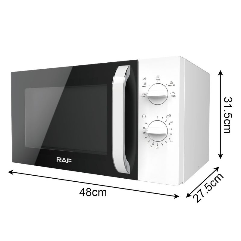 23L Light Wave Oven, Fast Turntable Visible Heating Microwave Oven For Home & Office, EU Standard_voghion.com