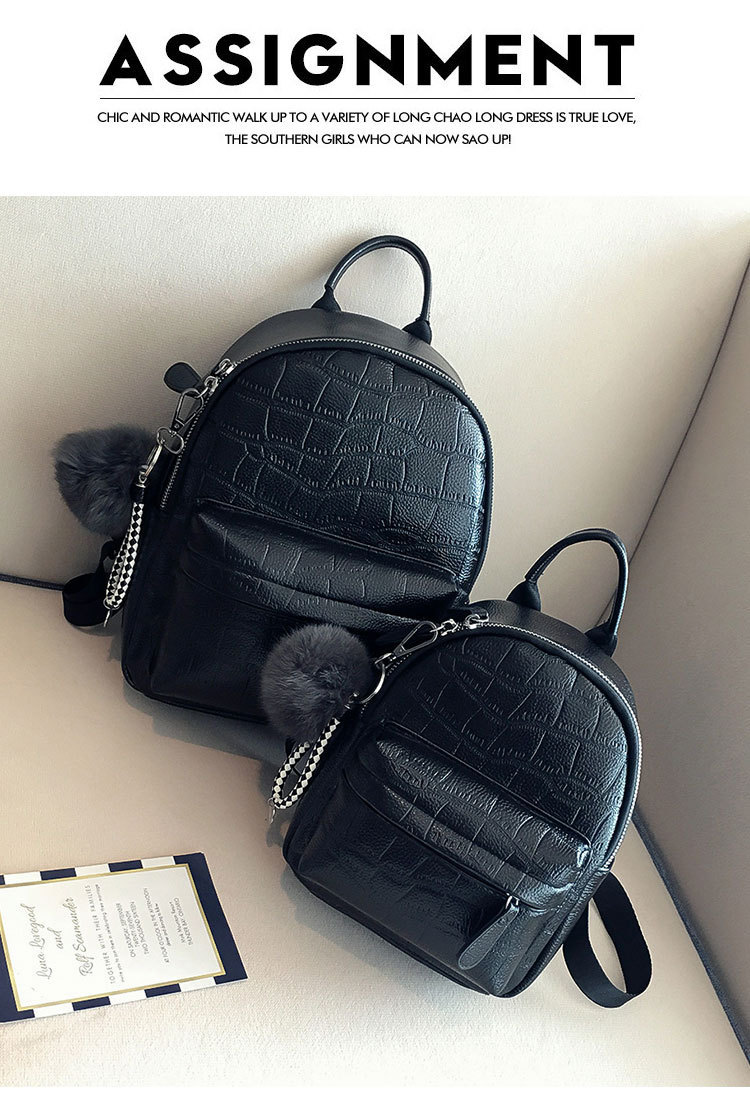 Mini Women PU Leather Cute Small Backpack Female White Back Pack Black Backpacks For Teen Girls Fashion_voghion.com