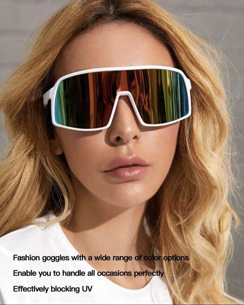 Sunglasses New Polarized Sports Sunglasses Female European Fashion Bicycle Riding Sunglasses Outdoor Fishing Glasses_voghion.com