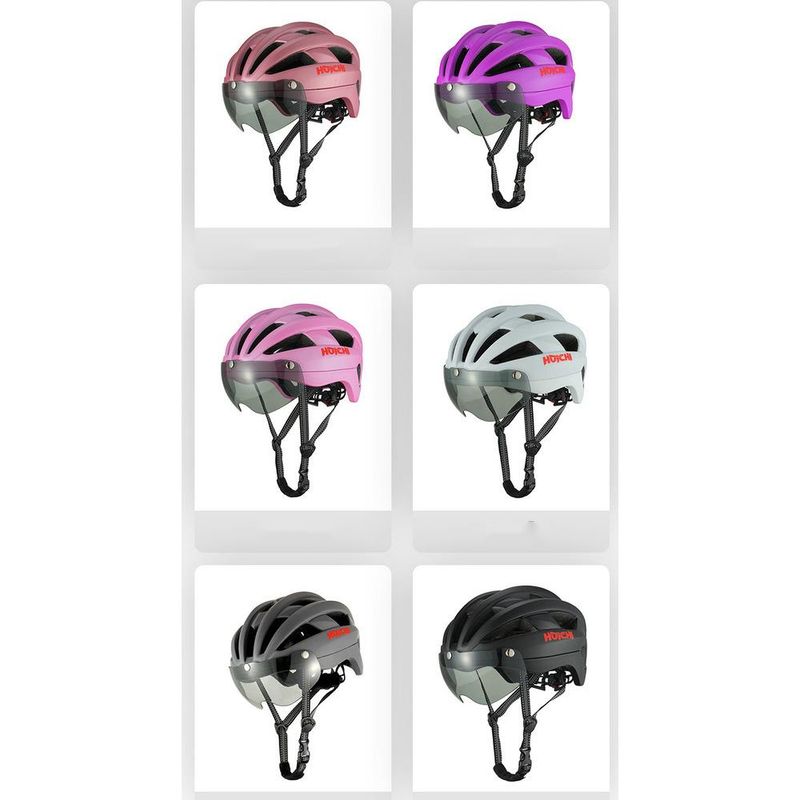Bicycle Riding With Magnetic Goggles Mountain And Road Bikes, New Safety Helmet For Outdoor Cycling Gear_voghion.com