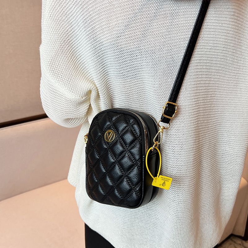 Zaino compatto e squisito da donna, super trendy, alla moda, leggero, piccolo, a tracolla, mini, borsa per telefono._voghion.com