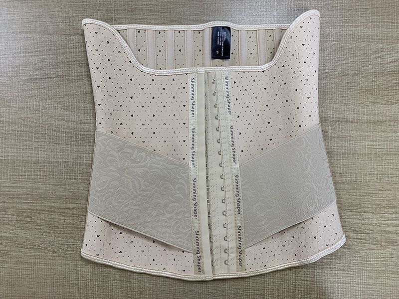 Postparto ajuste del vientre látex amor punzonado dar forma 25 cinturón de hueso de acero corsé látex moldeador del cuerpo prendas_voghion.com