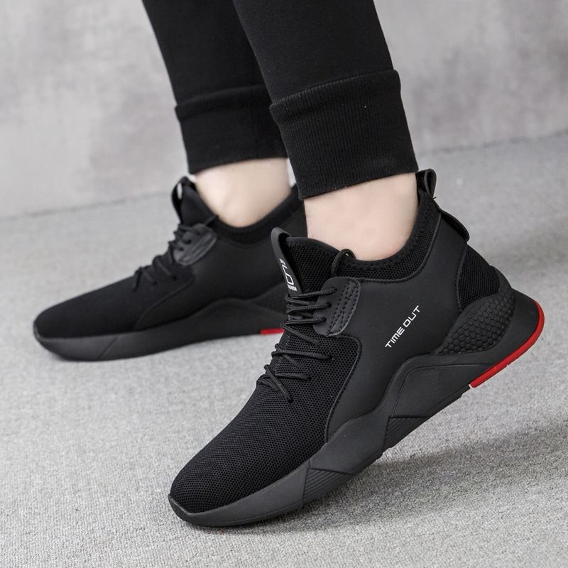 New 2024 Trendy Cloth Fashion Korean Edition Breathable Casual Comfortable Large Men's Single Shoes_voghion.com