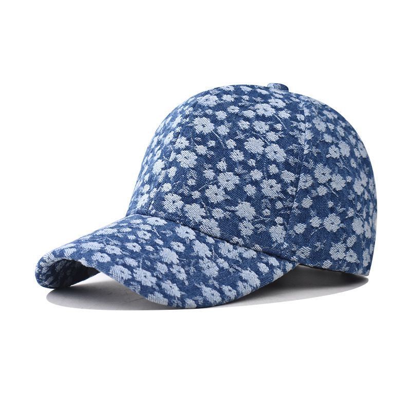 Weibliche Mode Cowboy Hut Blume Casual Baseball Kappe Im Freien_voghion.com