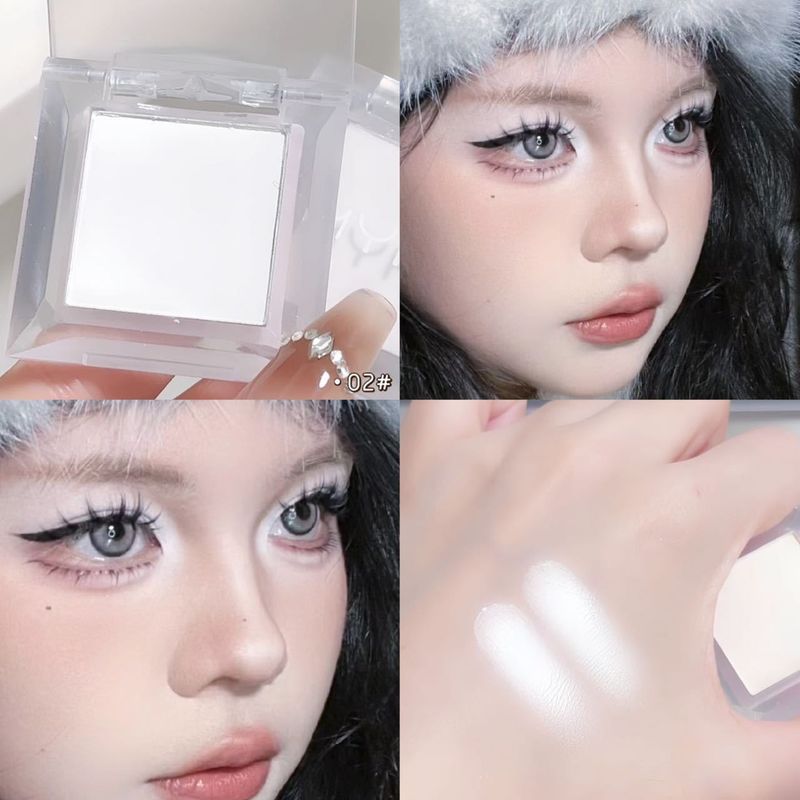 Poudre de plaque fumée monochrome mate et brillante, délicate et durable, éclaircissante naturellement pour les yeux à la dopamine_voghion.com