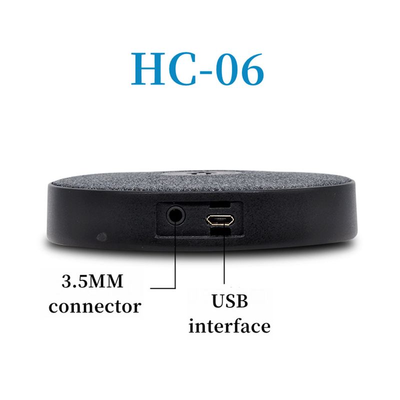 HCSTVCON Omnidirectional Video Conference Microphone Mini Portable 360 ° Voice Pickup USB Plug For Meeting Business_voghion.com