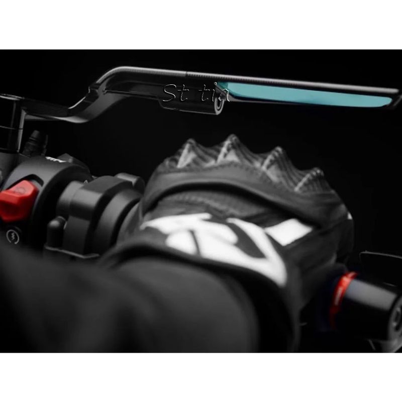 Universal CNC Aluminium Motorrad Rückspiegel Blau Anti-glare Spiegel Für Streetfighter V4 S V4S STREETFIGHTER V2_voghion.com