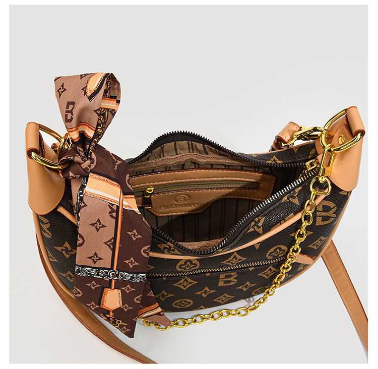 Borsa a tracolla Catena di alta qualità Borsa ascellare casual 2023 Nuova borsa a tracolla di lusso Borsa a mezzaluna versatile Borsa da donna_voghion.com