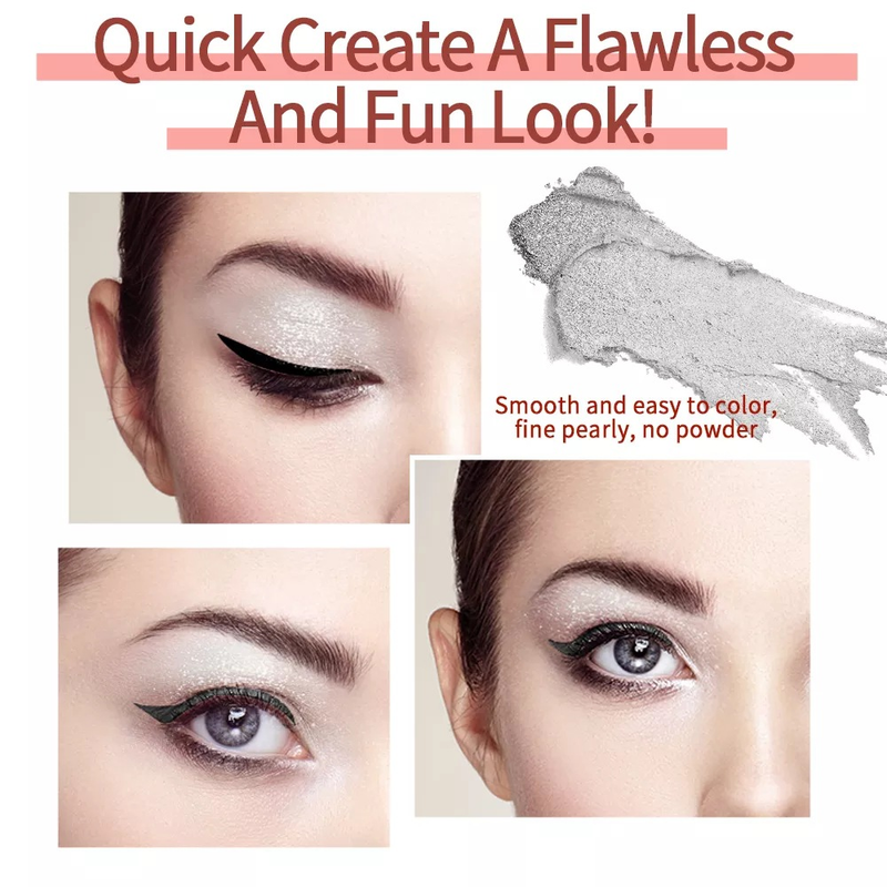 Cień do powiek Długopis Brokatowy Eye Stick Długotrwały kremowy ołówek Wodoodporny rozświetlacz Oczy Narzędzie do makijażu dla kobiet Dziewczęcy makijaż oczu_voghion.com