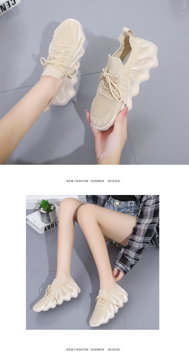 Scarpe da ginnastica a forma di polipo traspiranti transfrontalieri autunnali da donna Scarpe casual di grandi dimensioni per il commercio estero Tutte abbinate a papà con la suola spessa_voghion.com