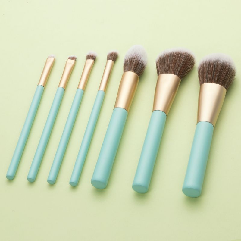7 pcs makeup brushes set makeup tools beauty brush set factory portable eye shadow brush GUJHUI_voghion.com
