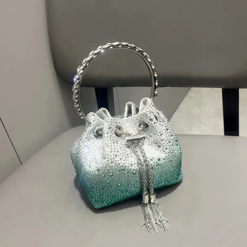 Griff Rhein Stein Abend Clutch Tasche Brieftasche Und Handtasche Schulter Glänzenden Kristall 250225l_voghion.com