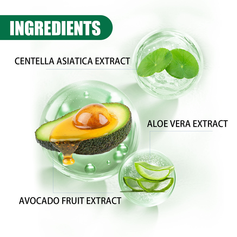 EELHOE avocado  oil control, deep cleansing, firming, pores brightening and skin rejuvenating foam facial mask_voghion.com