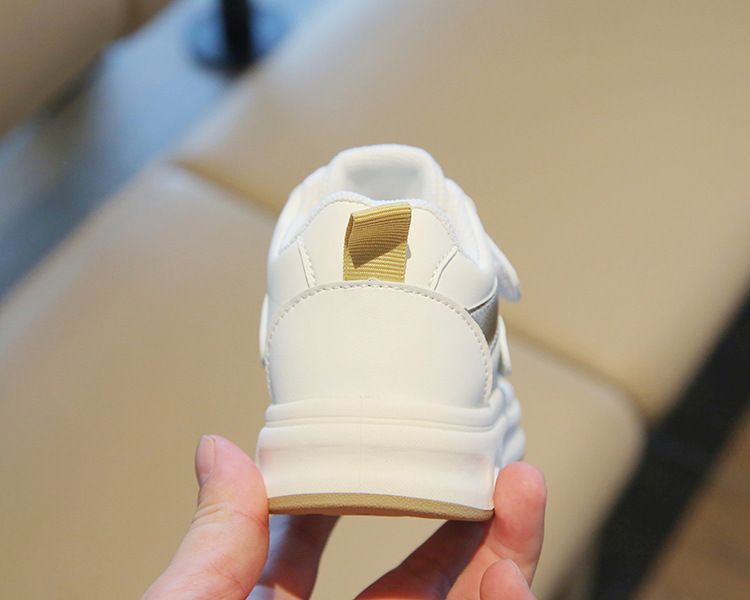 Nya små vita flickskor High Top Pojkar Casual Board Shoes Mjuka sulor Babyskor_voghion.com