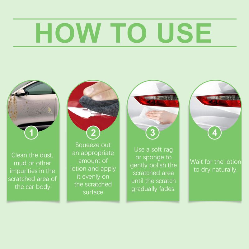 Rayhong Car Scratch Repair Lotion, Car Paint Scratches Scratch Removal Repair Restore Car Surface Color_voghion.com