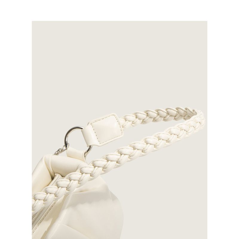 Damestassen Nieuwe modetrend All Match ketting geplooid ontwerp Twist schouderband Koreaanse stijl schouder crossbody damestas_voghion.com