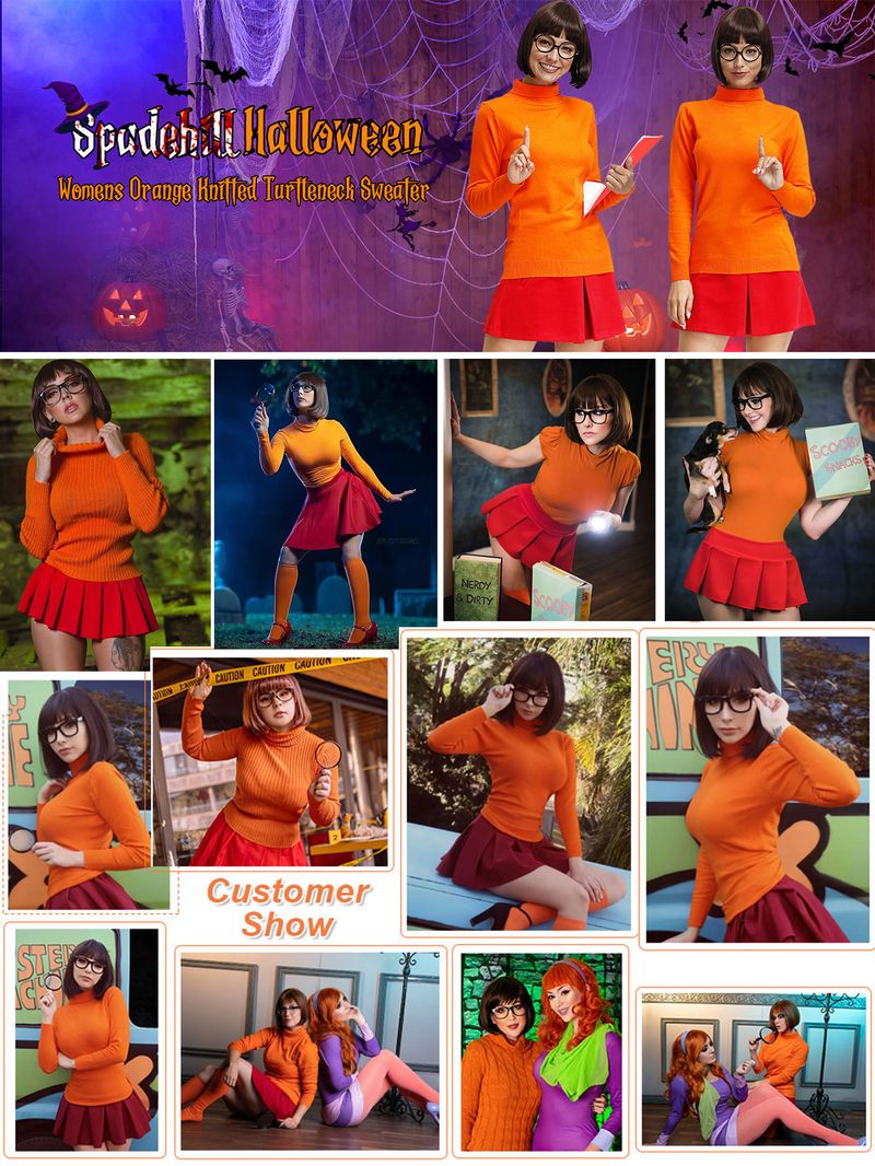 Kuummüük sirge bob tukkidega, pruun kuumakindel kiust cospaly velma parukas igapäevaseks peoks halloweeniks_voghion.com