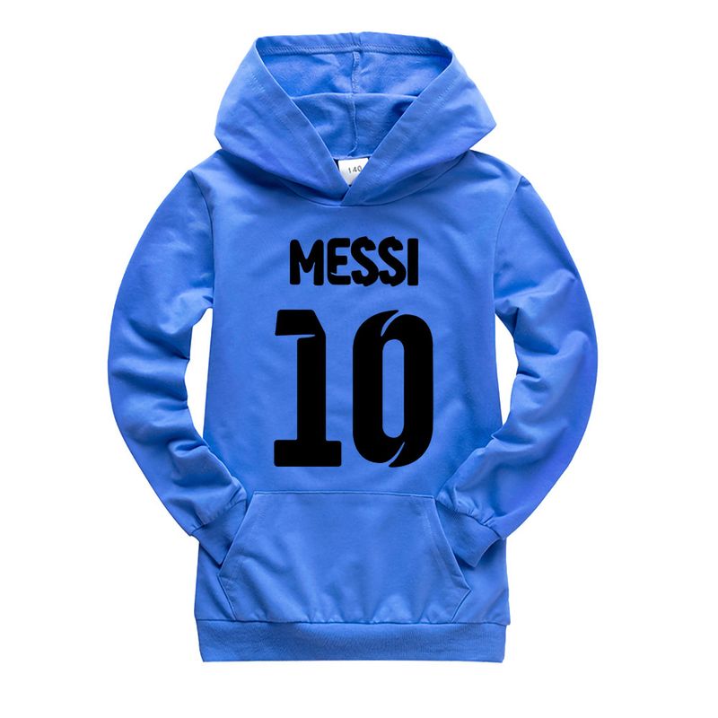 Felpa con cappuccio e tasca a maniche lunghe per bambini, modello K1975A, taglia 100-170_voghion.com